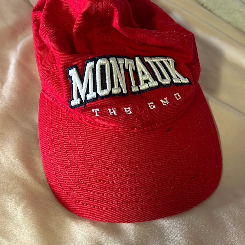 Montauk “THE END” red hat